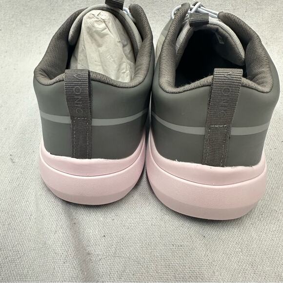 Vionic Guinn Bungee Lace Waterproof sneaker Grey Blush size 10 comfort New - Picture 5 of 16